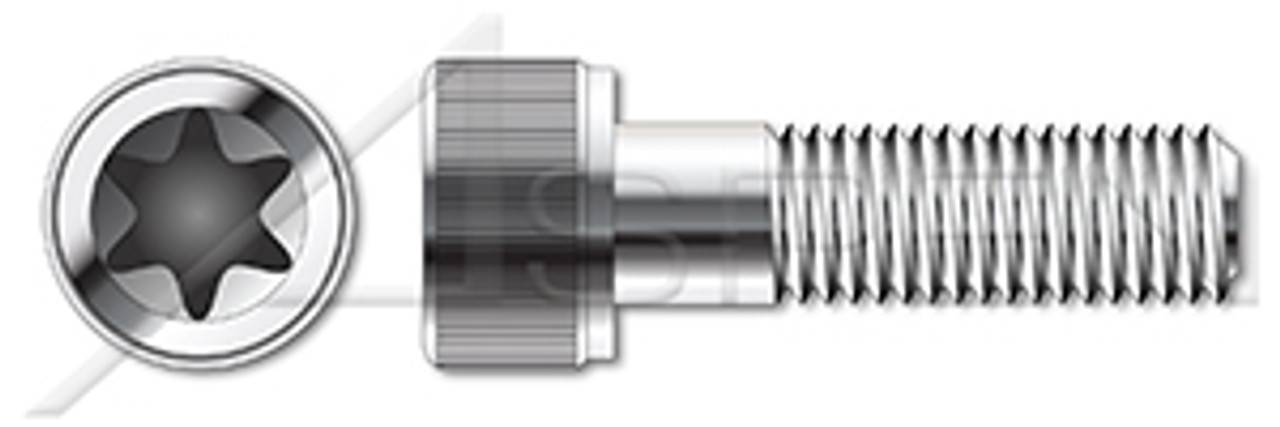 M6-1.0 X 16mm ISO 14579, Metric, 6-Lobe Socket Cap Screws, A2 Stainless Steel