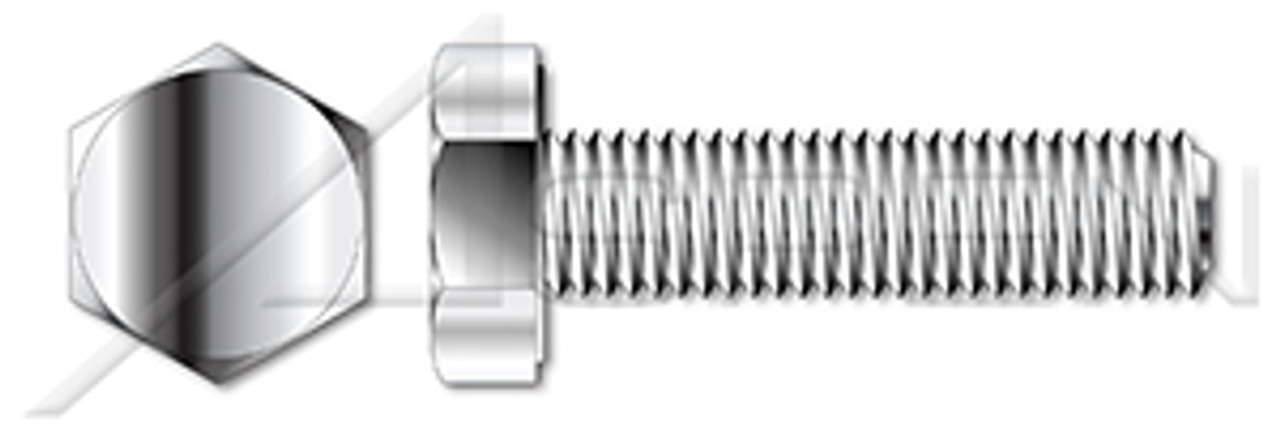 M16-2.0 X 85mm DIN 933, Metric, Hex Head Cap Screws Bolts, Full Thread, A4-80 Stainless Steel