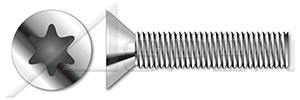 M3-0.5 X 8mm ISO 14581, Metric, Machine Screws, Flat 6-Lobe Drive, Full Thread, A4 Stainless Steel