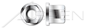 M16-2.0 Hex High Nuts with Collar, DIN 6331, A2 Stainless Steel