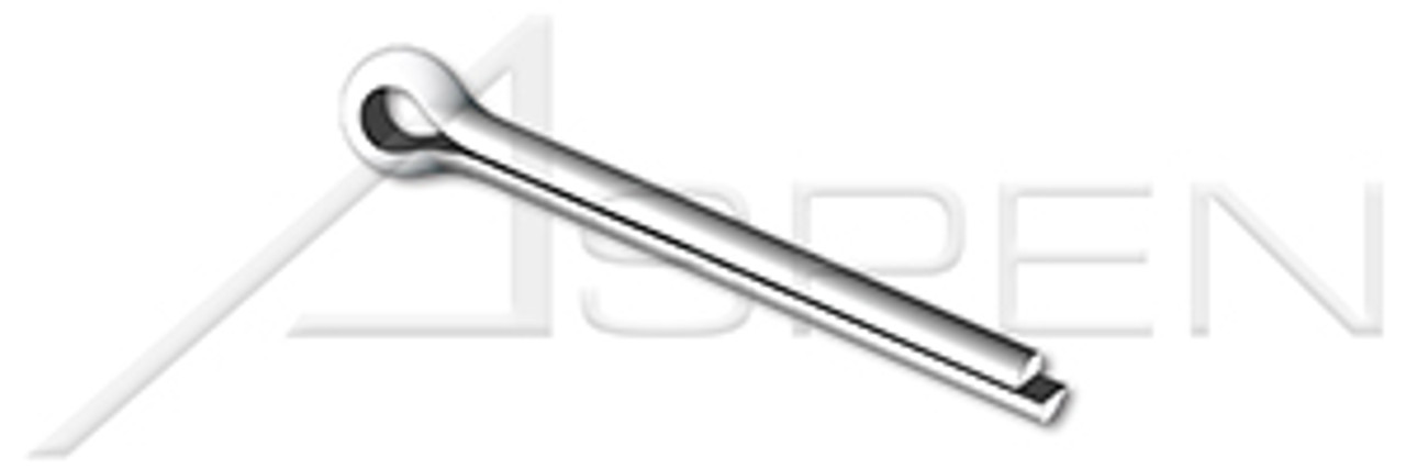 M6.3 X 25mm DIN 94 / ISO 1234, Metric, Standard Cotter Pins, A4 Stainless Steel