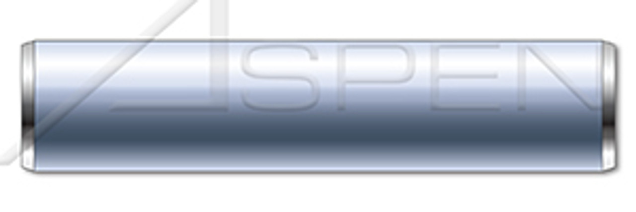 M8 X 32mm DIN 7 Type A / ISO 2338, Metric, Solid Dowel Pins, A4 Stainless Steel