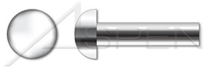 M3 X 8mm DIN 660, Metric, Solid Rivets, Round Head, A4 Stainless Steel