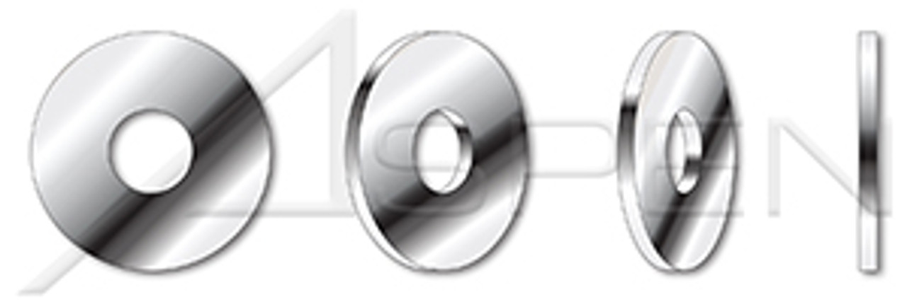 M12 DIN 440 / ISO 7094, Metric, Standard Flat Washers, Type "R" Round Hole, A2 Stainless Steel