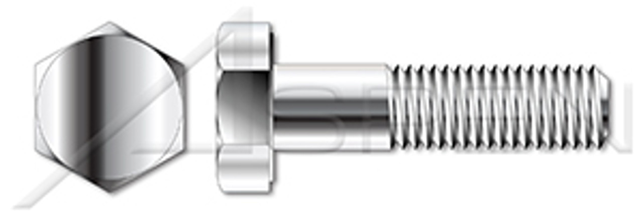 5/8"-11 X 1-1/4" Hex Cap Screws, Monel Nickel Copper Alloy 400, ASTM F468 and MILS1222H, DFARS 5/8"-11 X 1-1/4" Hex Cap Screws, Monel Nickel Copper Alloy 400, ASTM F468 and MILS1222H, DFARS