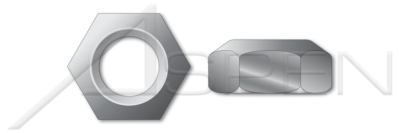 5/16"-18 All-Metal Lock Nuts, Prevailing Torque, Grade C Stover Automation Cone Type, Medium Carbon Steel, Cadmium Plated, Waxed