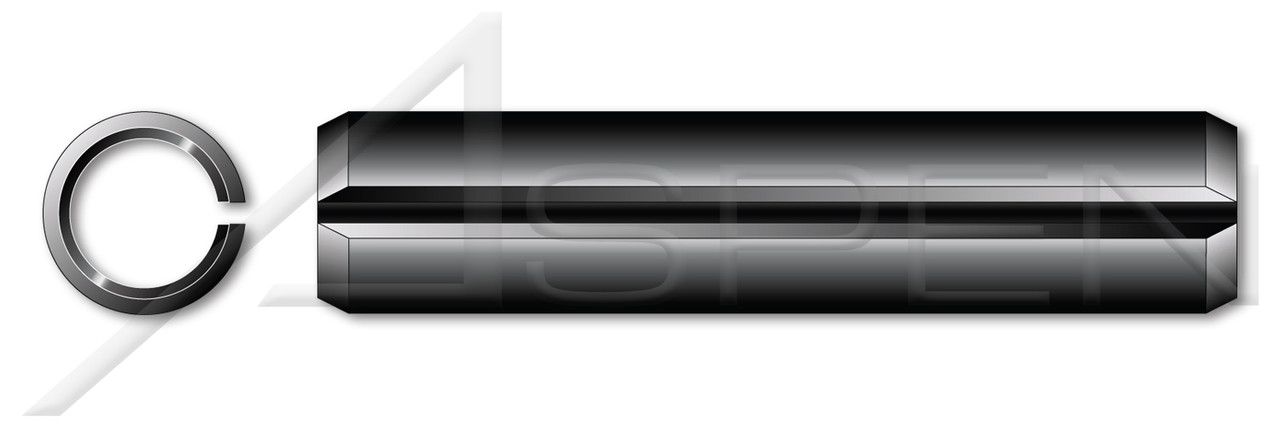 3/8" X 2-1/4" Standard Duty Slotted Spring Pins, Steel