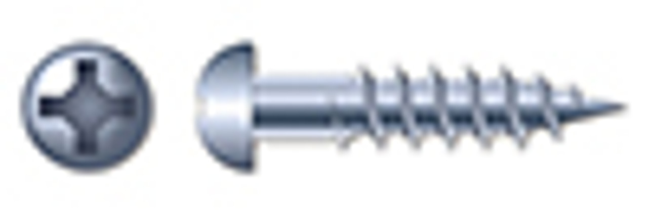 #8 X 3/4" Wood Screws, Round Phillips Drive, Aluminum Alloy 2024-T4