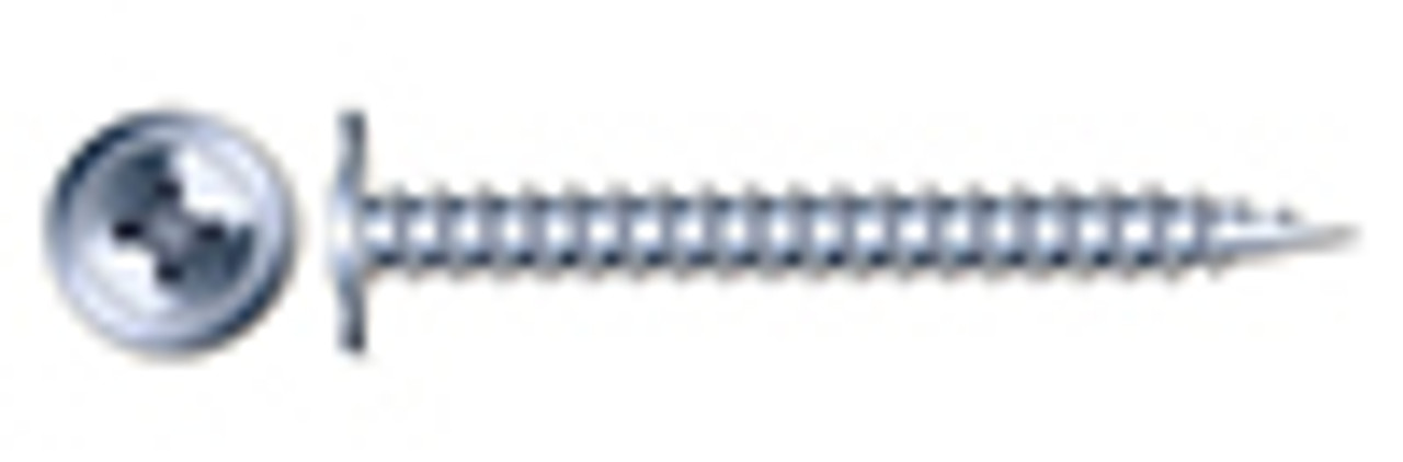 #8 X 3/4" Self-Piercing Screws, Modified Truss Phillips Drive, Steel, Zinc Plated #8 X 3/4" Self-Piercing Screws, Modified Truss Phillips Drive, Steel, Zinc Plated