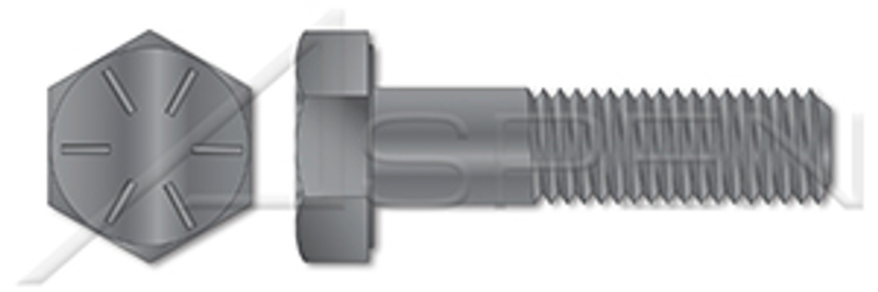 3/8"-16 X 1-1/2" Hex Head Cap Screws Bolts, UNC Coarse Thread, Grade 8 Steel, Plain, Made in U.S.A.
