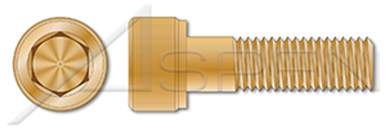 1/2"-13 X 3/4" Socket Cap Screws, Hex Drive, Silicon Bronze