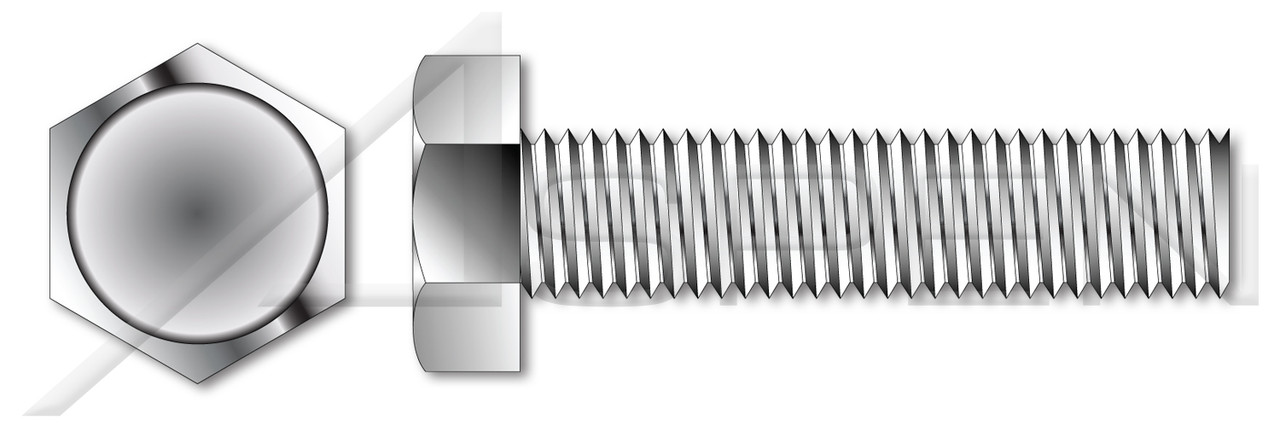 #6-32 X 1-1/2" Indented Hex Head Machine Screws, Fully Threaded Machine Screws, Stainless Steel