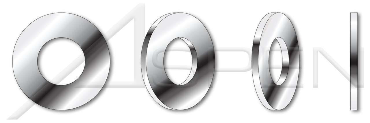 5/8" X 1-1/2" Flat Washers, Stainless Steel, Standard