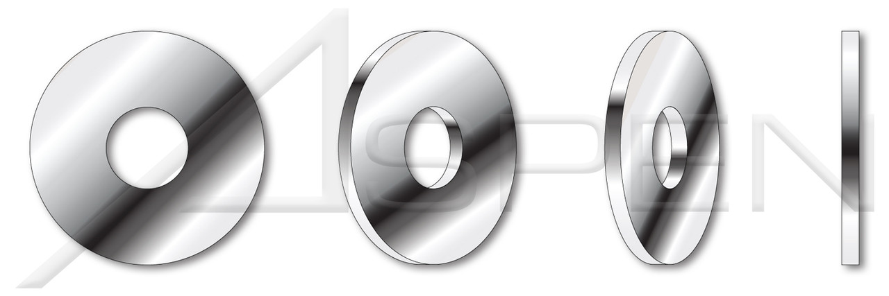 5/16" X 3/4" OD Flat Washers, Standard, AISI 316 Stainless Steel