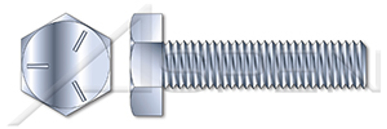 5/16"-18 X 4" Machine Bolts, Hex Head, Full Thread, Grade 5 Steel, Zinc 5/16"-18 X 4" Machine Bolts, Hex Head, Full Thread, Grade 5 Steel, Zinc