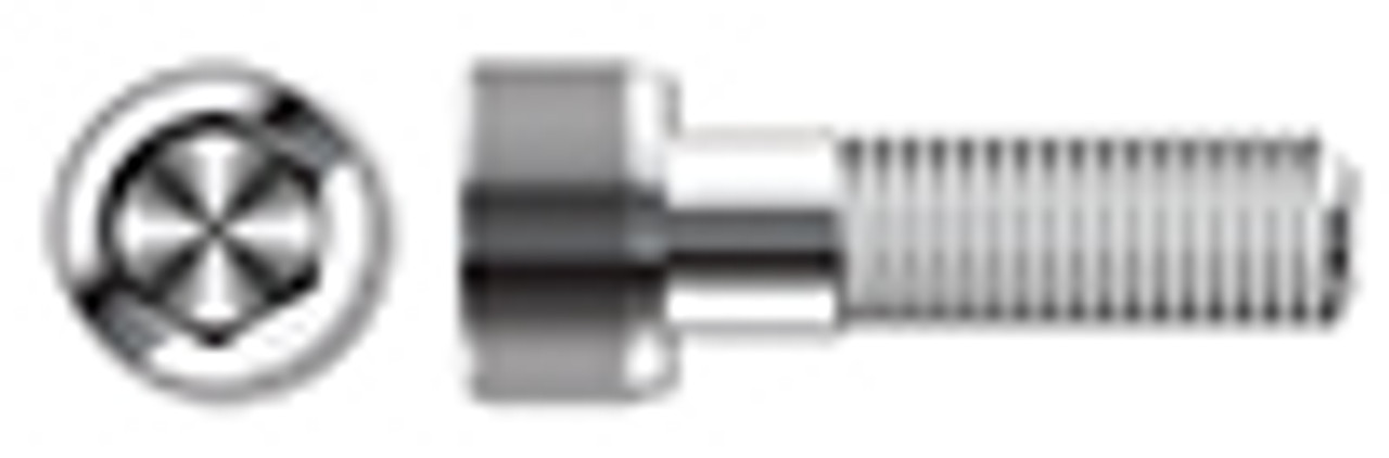 #10-24 X 1" Hex Socket Head Cap Screws, 18-8 Stainless Steel, Black Oxide