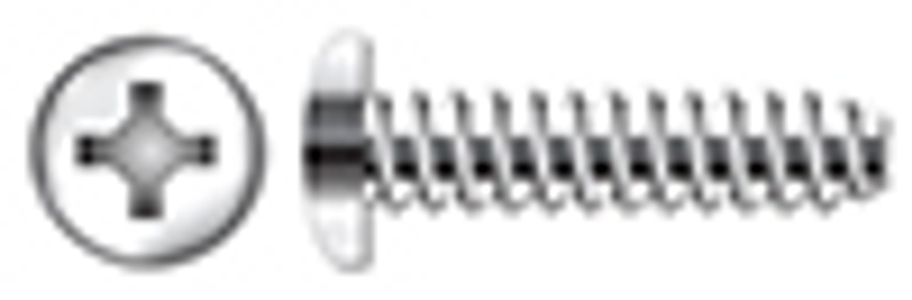 #10 X 1/2" Self-Tapping Sheet Metal Screws, Type "B", Pan Phillips Drive, AISI 410 Stainless Steel