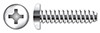 #6 X 1/2" Self-Tapping Sheet Metal Screws, Type "B", Pan Phillips Drive, AISI 410 Stainless Steel