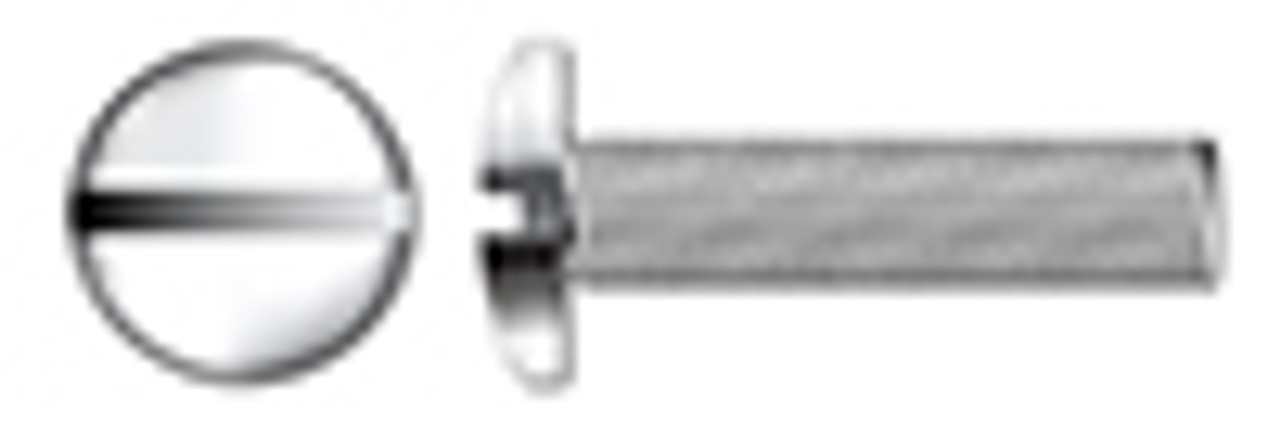 #10-32 X 3/8" Machine Screws, Binding Head Slot Drive, Full Thread, AISI 316 Stainless Steel
