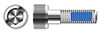 #10-32 X 1" Hex Socket Head Cap Screws, Thread-Locking Patch, AISI 304 Stainless Steel (18-8)