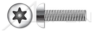 M4-0.7 X 25mm Button Head Security Machine Screws with Tamper-Resistant 6Lobe Torx(r) Pin Drive, Stainless Steel 18-8, Includes Driver Bit