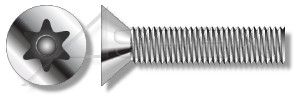M3-0.5 X 16mm Flat Head Security Machine Screws with Tamper-Resistant 6Lobe Torx(r) Pin Drive, Stainless Steel 18-8, Includes Driver Bit