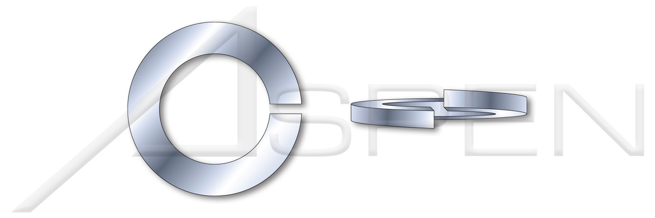 #4 Helical Spring Lock Washers, Medium Split, Steel, Zinc Plated #4 Helical Spring Lock Washers, Medium Split, Steel, Zinc Plated
