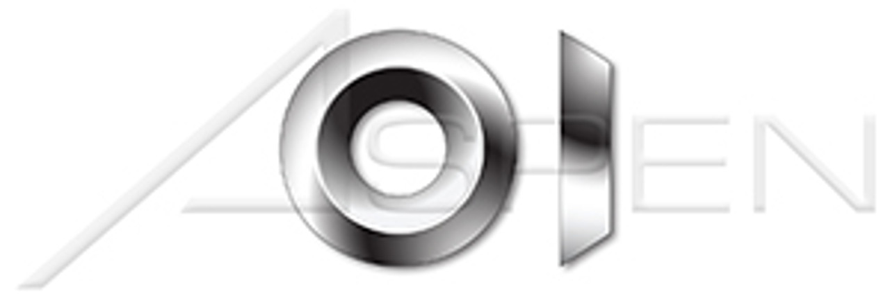 #10 Finishing Cup Washers, Countersunk, Nickel Plated Brass #10 Finishing Cup Washers, Countersunk, Nickel Plated Brass