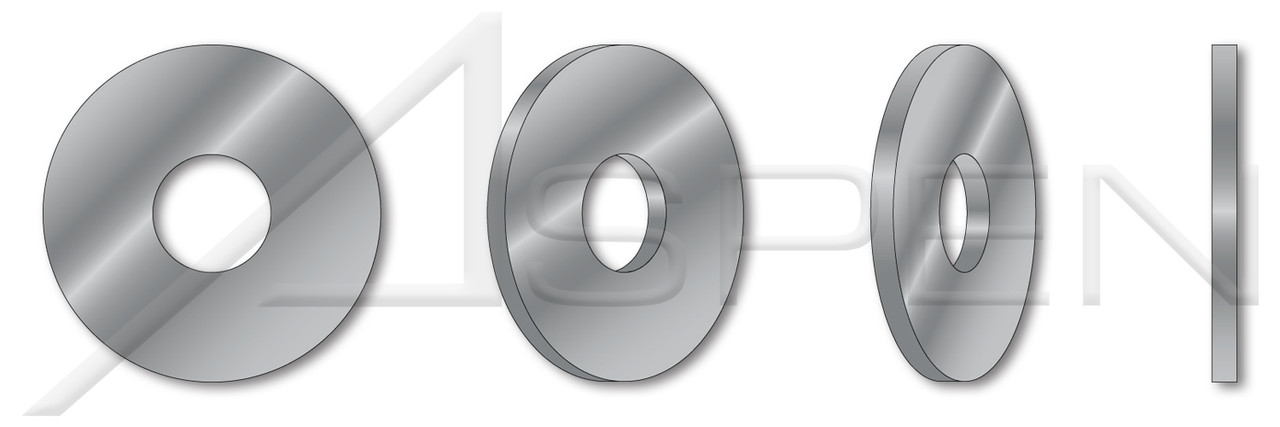 3/4", ID=13/16", OD=3", THK=1/4" Flat Washers, Dock Washers, Steel, Hot Dip Galvanized