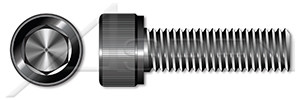 #0-80 X 1/2" Socket Cap Screws, Hex Drive, Fully Threaded, UNF Coarse Threading, Alloy Steel, Black Oxide
