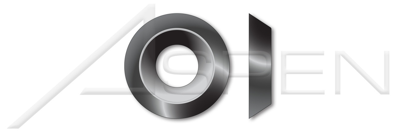 1/4" Finishing Cup Washers, Countersunk, Black Zinc Plated Steel 1/4" Finishing Cup Washers, Countersunk, Black Zinc Plated Steel