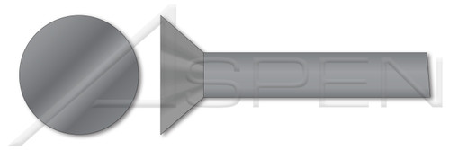 M3 X 8mm Flat Countersunk Head Solid Rivets, DIN 661 / ISO 1051, Steel