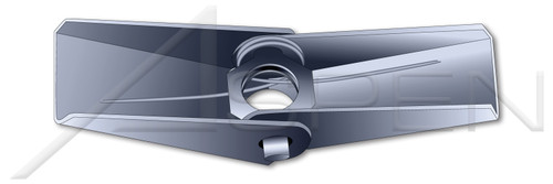 1/2"-13 Toggle Wings, C1008 Cold Rolled Steel, Zinc Plated