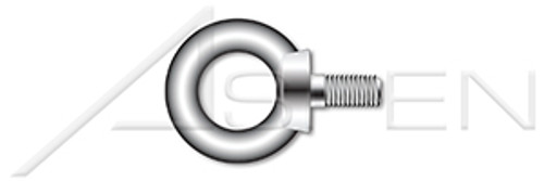 M10-1.5 DIN 580 / ISO 3266, Metric, Lifting Eye Bolts, A2 Stainless Steel