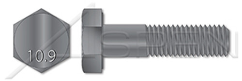 M16-2.0 X 40mm DIN 6914 / ISO 7412, Metric, Heavy Structural Hex Bolts, Class 10.9 Steel, Galvanized