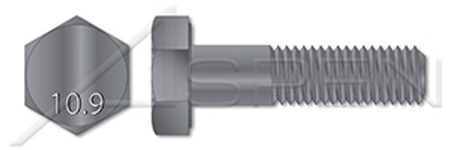 M16-2.0 X 60mm DIN 6914 / ISO 7412, Metric, Heavy Structural Hex Bolts, Class 10.9 Steel, Galvanized