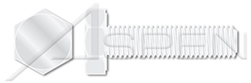 M10-1.5 X 30mm DIN 933, Metric, Hex Head Cap Screws Bolts, Full Thread, Nylon 6/6
