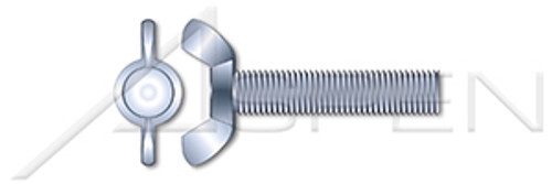 M10-1.5 X 25mm DIN 316, Metric, Wing Screws, Full Thread, Steel, Zinc Plated