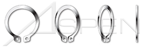 M60 DIN 471, Metric, External Retaining Rings, Stainless Spring Steel