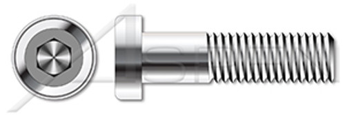 M3-0.5 X 8mm Low Head Socket Cap Screws with Hex Drive, Stainless Steel A2, DIN 7984