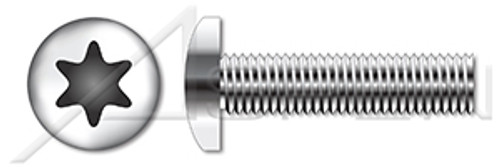 M4-0.7 X 16mm DIN 7500 Type CE, Metric, Thread Rolling Screws, Pan 6-Lobe Drive, A2 Stainless Steel