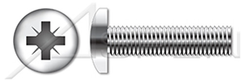 M4-0.7 X 16mm DIN 7500 Type CE, Metric, Thread Rolling Screws, Pan Pozidriv Alternative Drive, A2 Stainless Steel
