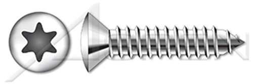 M4.2 X 16mm DIN 7983 / ISO 7051, Metric, Self-Tapping Sheet Metal Screws, Oval 6-Lobe Drive, Full Thread, A2 Stainless Steel
