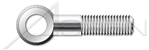 M12-1.75 X 75mm DIN 444 Type B, Metric, Precision Swing Eye Bolts, A4 Stainless Steel