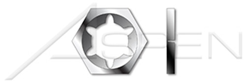 M12-1.75, HGT=4.5mm, AF=19mm DIN 7967, Metric, Self-Locking Counter Nuts, Pal Type, A2 Stainless Steel