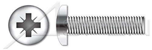 M4-0.7 X 22mm DIN 7985A / ISO 7045, Metric, Machine Screws, Pan Pozidriv Alternative Drive, Full Thread, A4 Stainless Steel