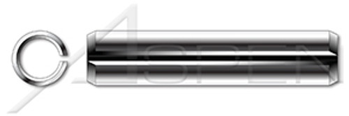 M2 X 6mm ISO 8752, Metric, Slotted Spring Pins, Heavy Duty, AISI 301 Stainless Steel