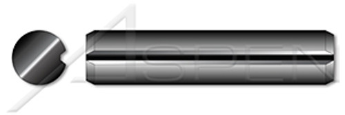 M6 X 30mm DIN 1473, Metric, Full Length Chamfered Grooved Parallel Pins, AISI 303 Stainless Steel (18-8)