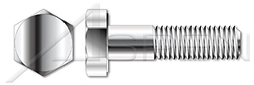 1"-8 X 2-3/4" Hex Cap Screws, Monel Nickel Copper Alloy 400, ASTM F468 and MILS1222H, DFARS