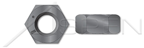 1-1/4"-7 Hex Finished Nuts, Hot Formed, Grade 8 Steel, Plain
